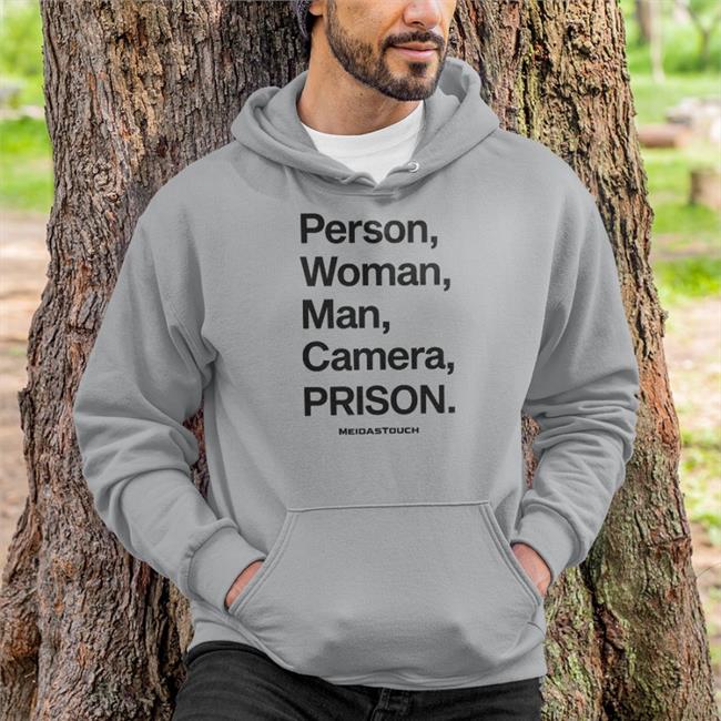 Person Woman Man Camera Prison T Shirt White