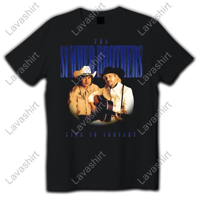 Official 5Sos Merch The Summer Brothers Live In Concert Tee Shirt