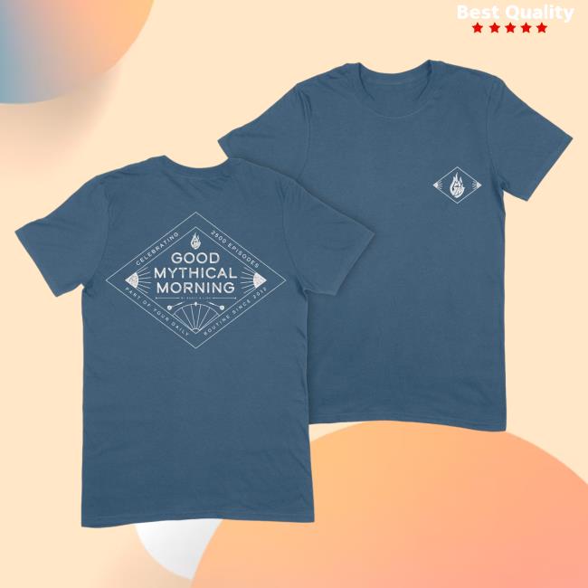 Official Good Mythical Morning Merch 2500Th Episode Shirt 2023 Mythical Clothing Store Shop