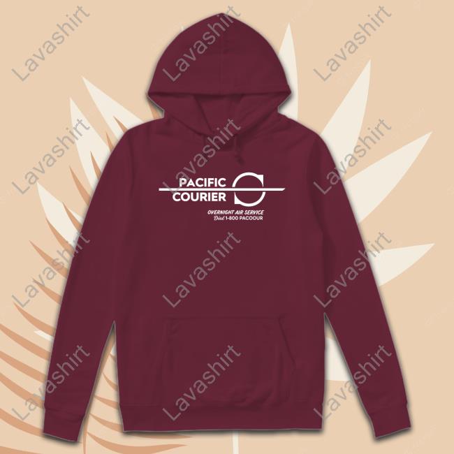 Pacific Courier Overnight Aire Service Original Tee Shirt Forest