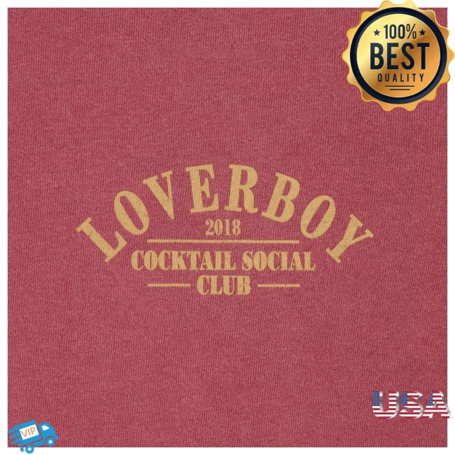 Drink Loverboy The Vacationer - Brick Crewneck Sweatshirt