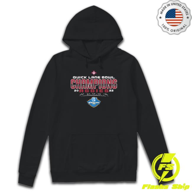 Mexico State Ncaa 2022 Quick Lane Bowl Champions tee shirt