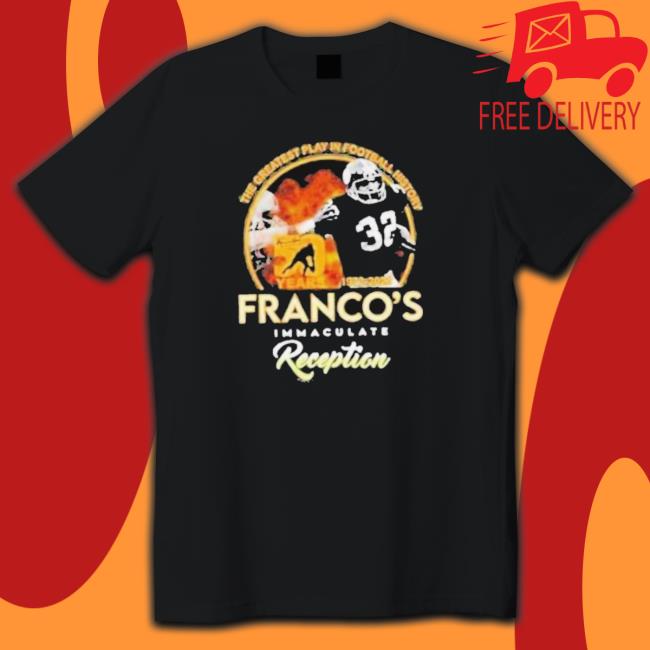 Pittsburgh Steelers Franco’S Immaculate Reception 50 Years 1972 2022 Crewneck Sweatshirt