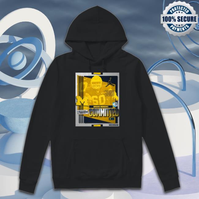 Official Committed To Michigan Drake Nugent Shirt 2022 Committed To Michigan Drake Nugent Cap