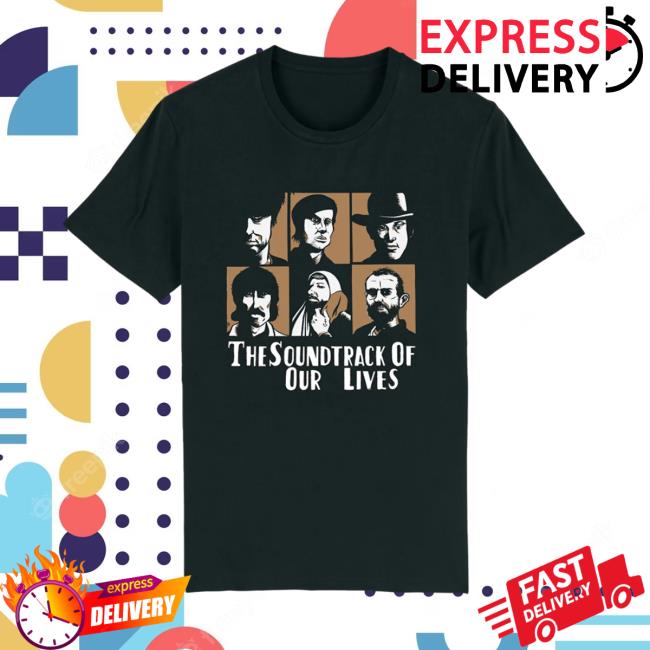The Soundtrack Of Our Lives Cartoon Black Shirts