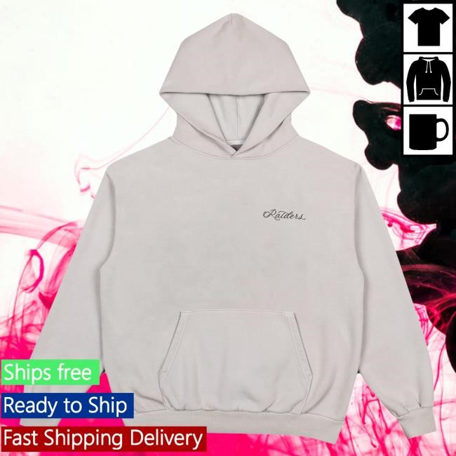 Official Born X Raised Merch Store Born X Raised + Raiders Fine Line Popover Hoodie: Silver Popover Hoodie By Bxr Sport + NFL