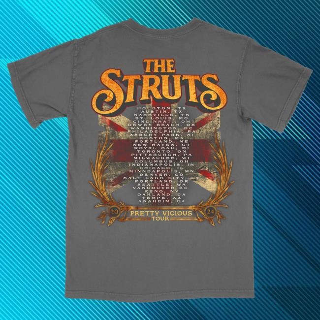 Official The Struts Pretty Vicious Tour Photo T Shirt