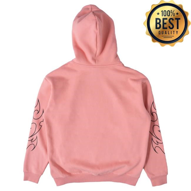 Official Kill Crew Oversized Lux "Tribal" Pullover Hoodie - Pink / Black KillCrew