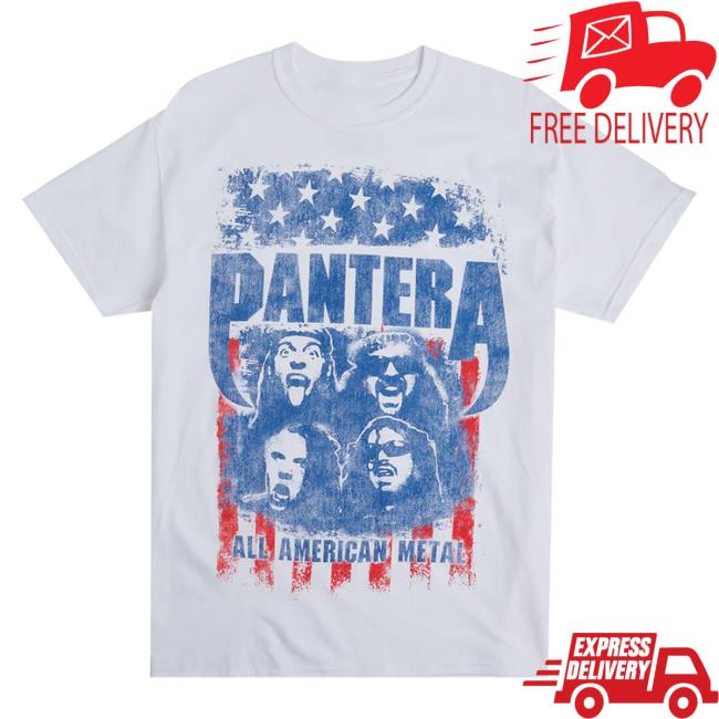 Official Pantera Merch Store Shop Pantera All American Metal Shirt New