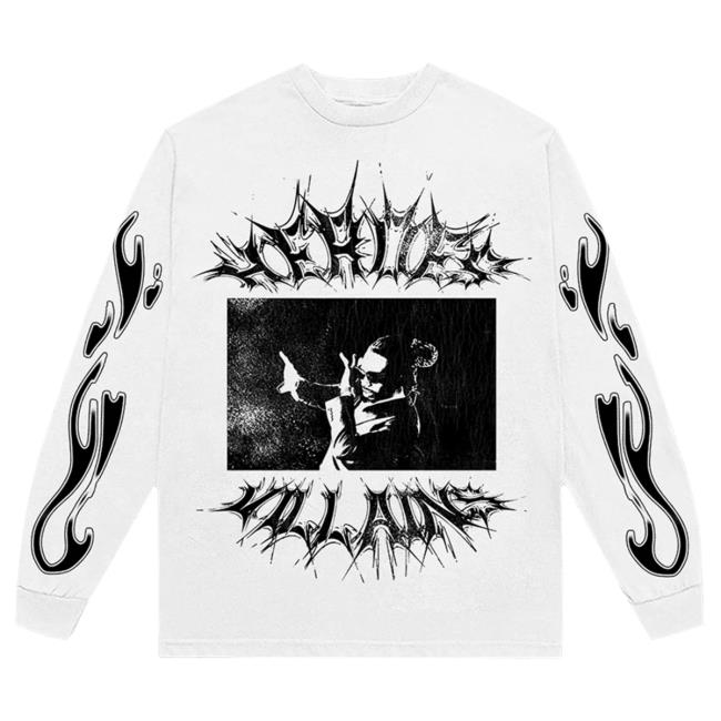 Official Metro Boomin Store Merch Heroes And Villains Long Sleeve Tee MetroBoomin Shop