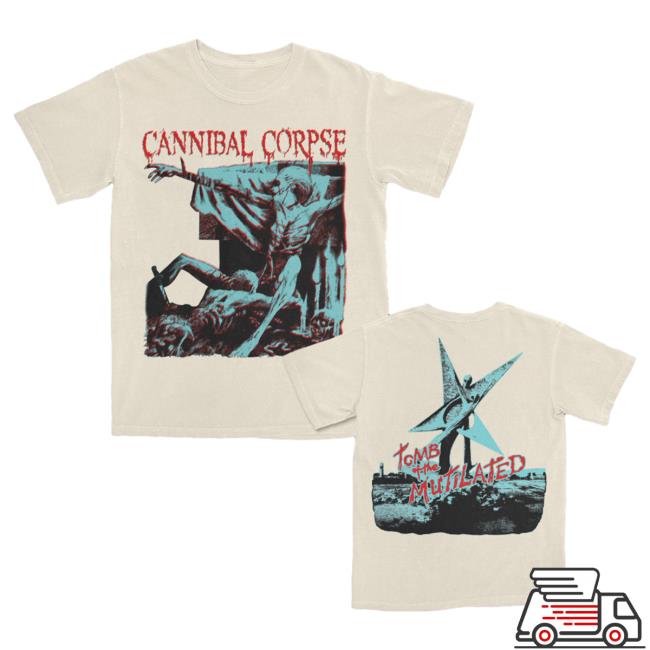 Official Kings Road Merch Store Cannibal Corpse Tomb Of The Mutilated Bootleg Attractive Shirt (Ivory) Kings Road Shop CannibalCorpse