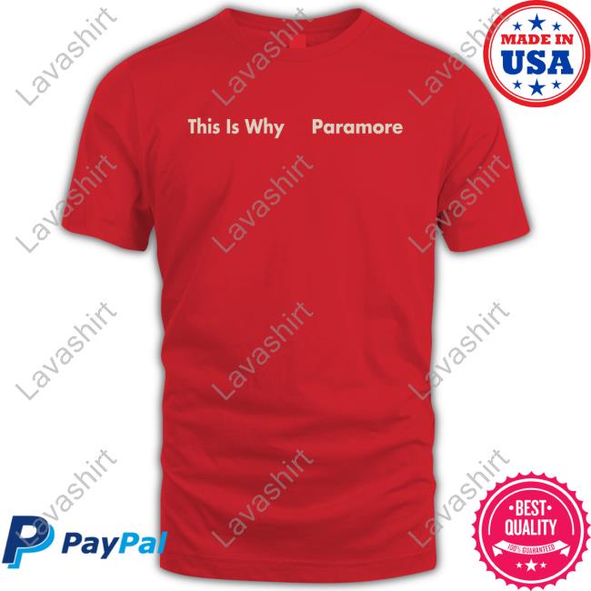 Official Paramore Shop Merch This Is Why Red Album Hot Shirt