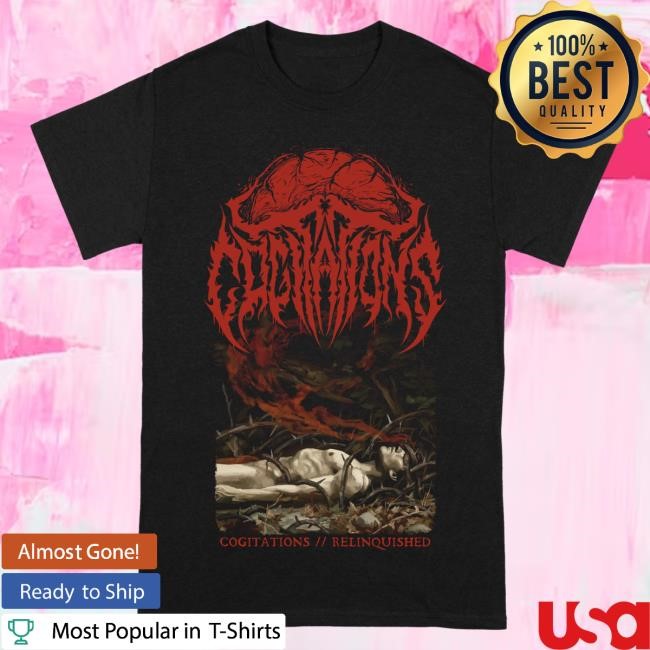 Official Reality Fade Merch Store Cogitations 'Relinquished' T-Shirts RealityFade