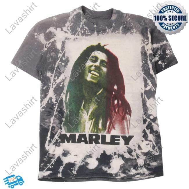Official Justin Reed Vintage Bob Marley Tie Dye New Shirt Justinreed