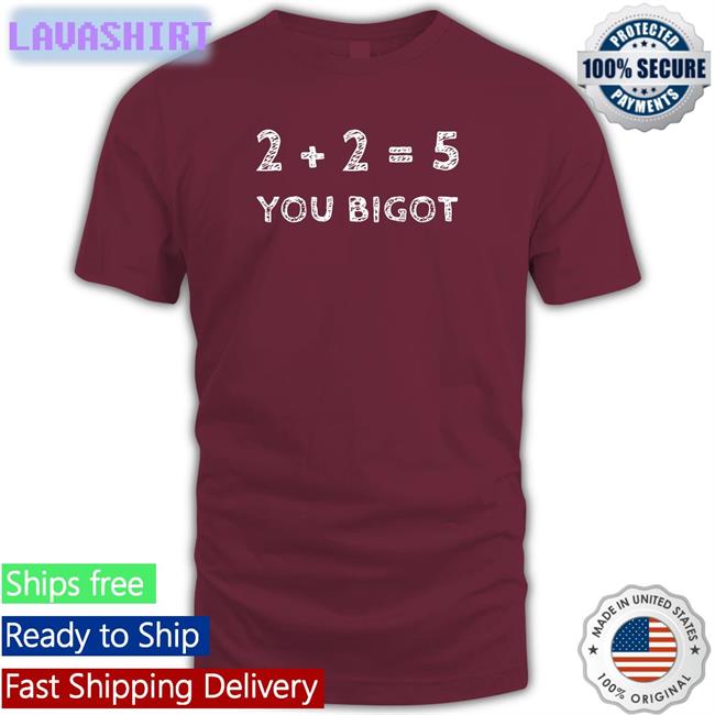 Two + Two Equals Five You Bigot Classic Hoodie Shirt Black Luke Rudkowski