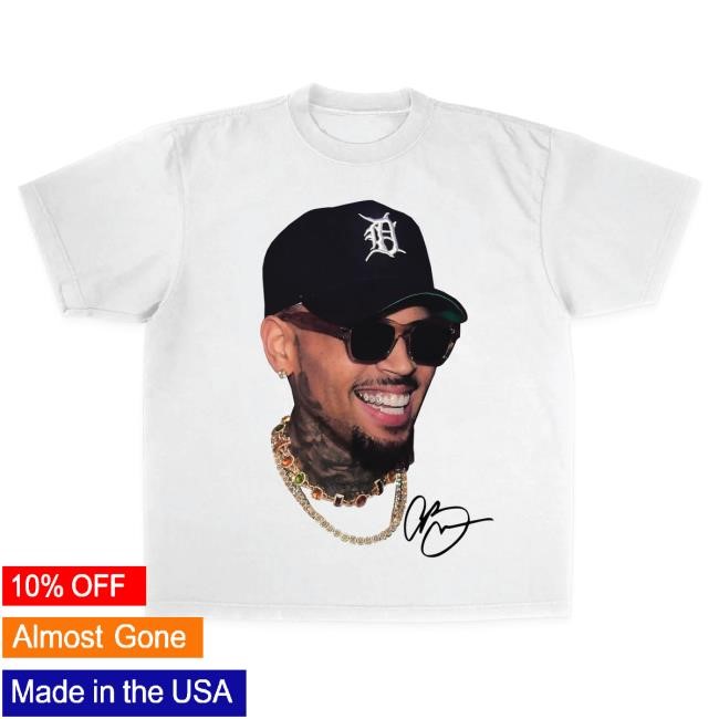 Official Chris Brown BIG HEAD V4 S/S Shirts ChrisBrown