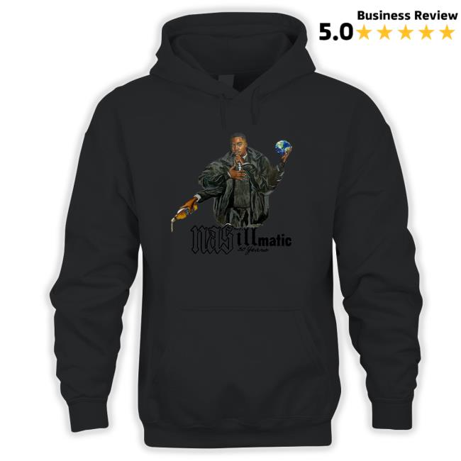 Nas Merch Store Nas 30 Years Of Illmatic Cement Tshirt