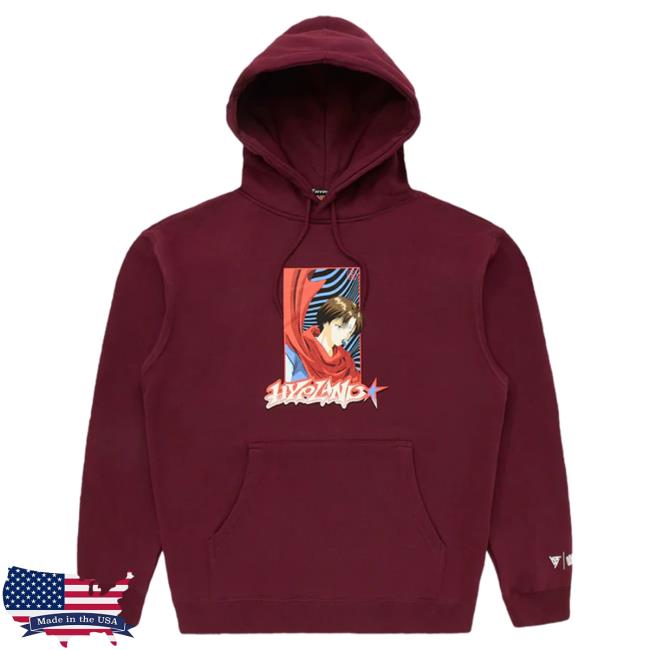 Official Hypland Clothing Merch Store Hypland Yyh Karasu Star Popover Sweatshirt (Maroon)