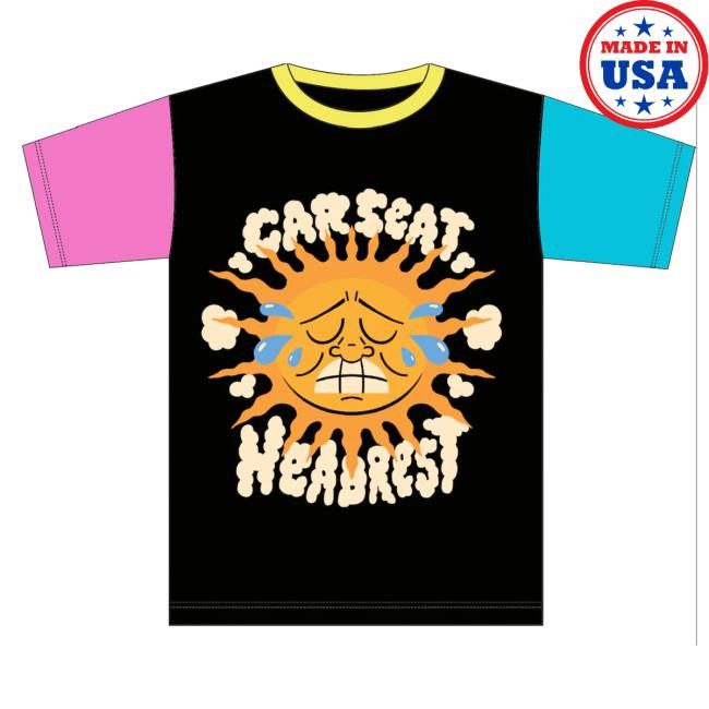 Colorblock Sun Tee Car Seat Headrest