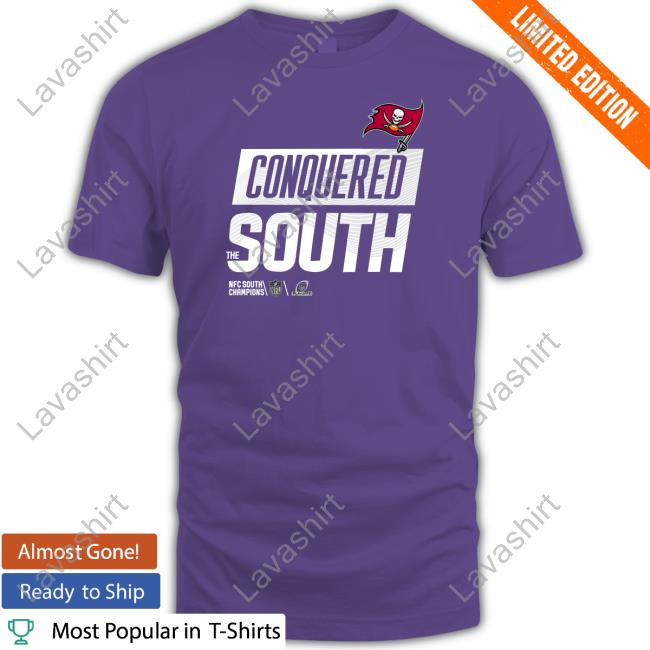 Buccaneers Shop Fanatics Coach Lo Locust Tampa Bay Conquered South NFC South Division Champions Shirt