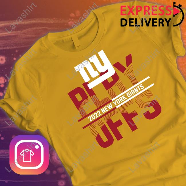 New York Giants 2022 NFL Playoffs Long Sleeve Tee New York Giants Shop