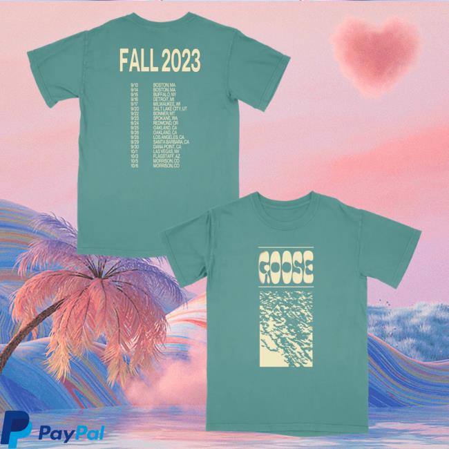 Official Goose The Band Merch Goosetheband Drippy Tour T Shirt