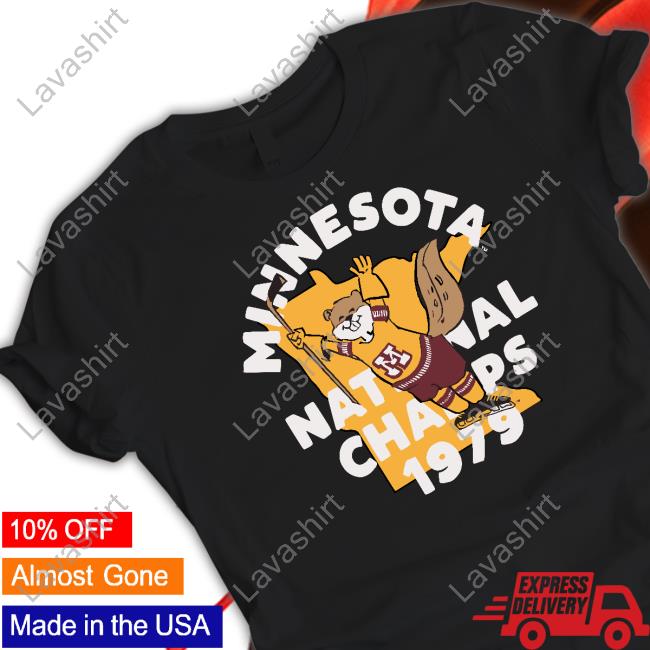 Minnesota 1979 National Champs Hockey Vintage Tee Shirt Homefield Apparel