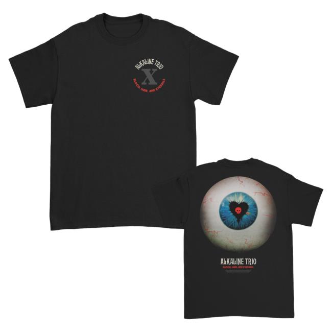 Official Kings Road Merch Store Alkaline Trio BHE Eyeball Top Shirt (Black) AlkalineTrio Kings Road Shop