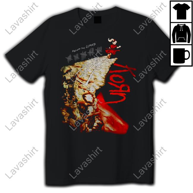 Korn Merch Follow The Leader 25 Vintage Album Cover T-Shirt