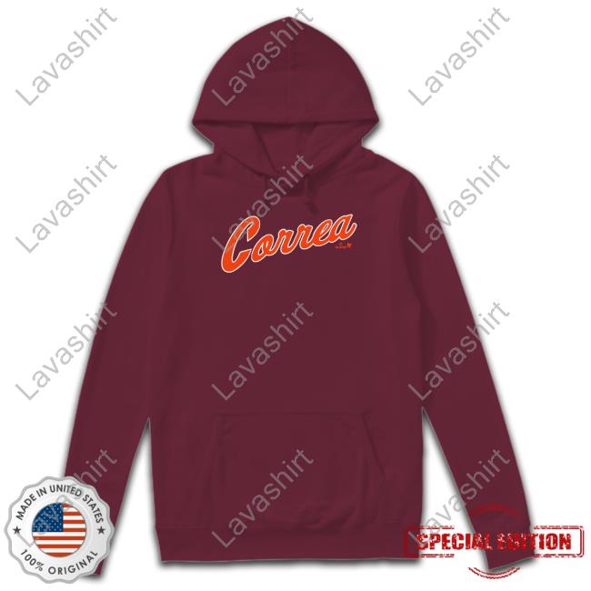 Carlos Correa New York Script T Shirts Carlos Correa New York Script Tee