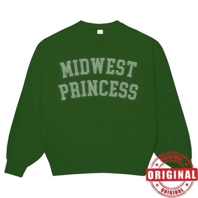 Official Chappell Roan Merch Store Shop Midwest Princess Collegiate Popover Sweatshirt ChappellRoan
