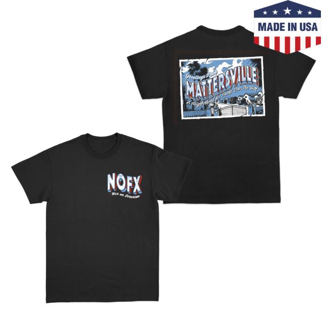 Official Nofx Merch Masterville T-Shirt