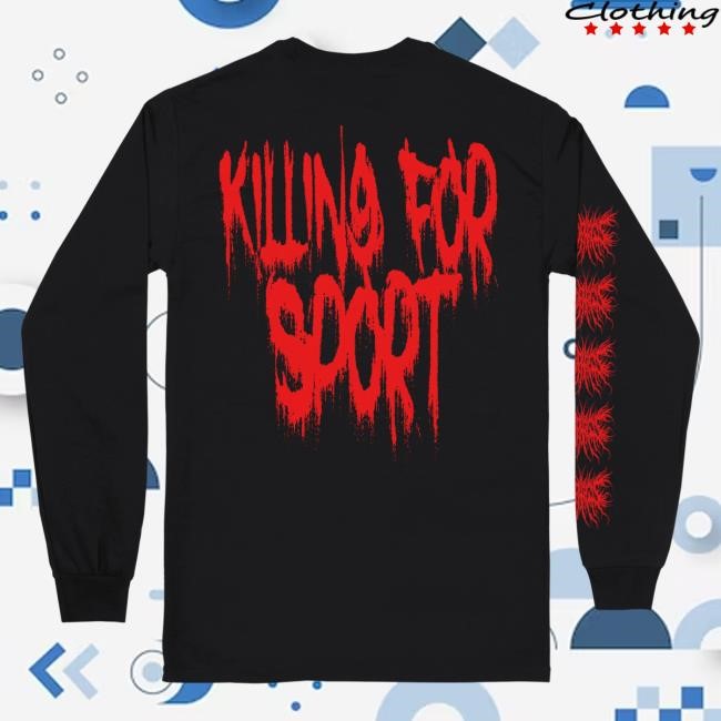 Official Reality Fade Merch Store Esophagus 'Killing For Sport' Long Sleeve Shirt New RealityFade