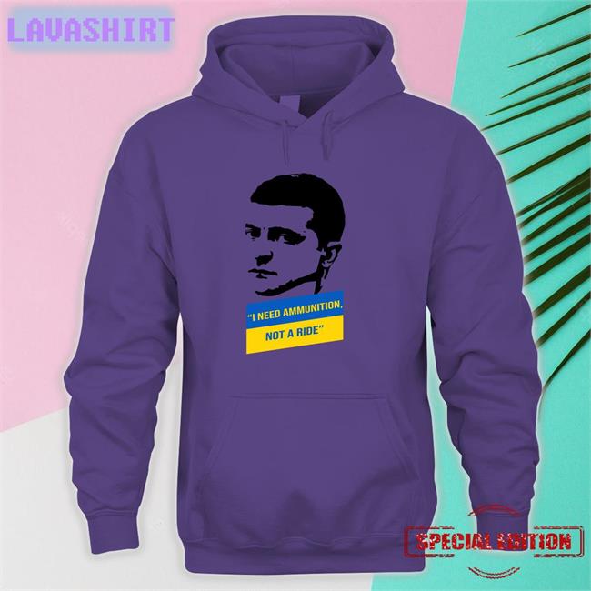 Saint Javelin Shop I Need Ammunition President Zelensky Long Sleeve Natalia Antonova