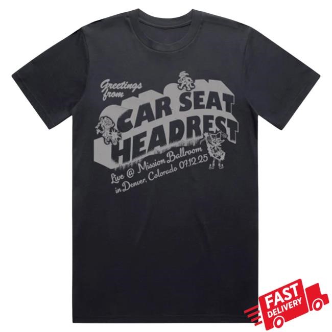 Official Car Seat Headrest Merch Denver Specific Shirts