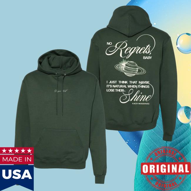 Official Kacey Musgraves Merch Store No Regrets Crew neck Kacey Musgraves Apparel Clothing Shop KaceyMusgraves