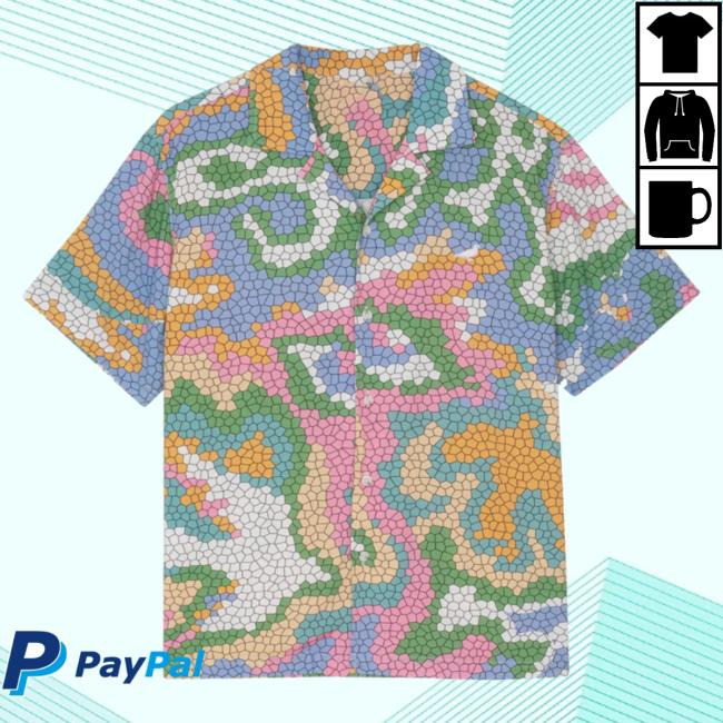 Staple Pigeon Clothing Mosaic Camp Hawaiian New Shirt Staplepigeon