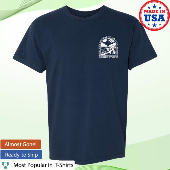 Official Slightly Stoopid Merch Store Shop Slightly Stoopid Surf New Shirt (Navy) SlightlyStoopid