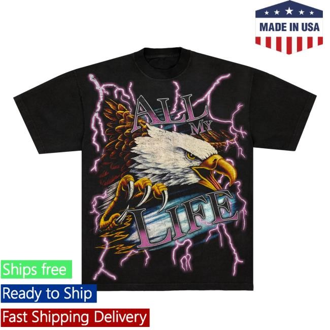 Official Falling In Reverse Merch Shop All My Life Eagle T Shirt