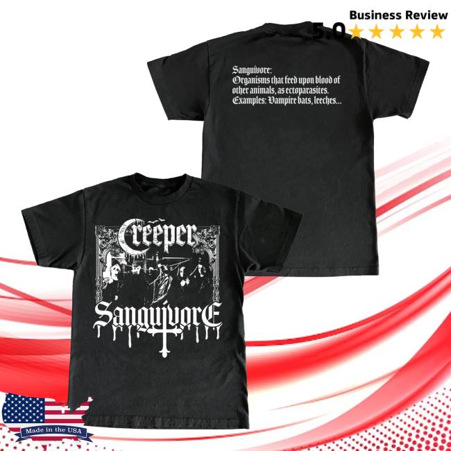 Creeper Merch Store | Creeper Sanguivore Vintage Shirt