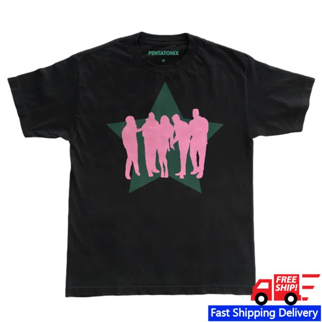 Official Pentatonix Silhouette Hits Black T-Shirt