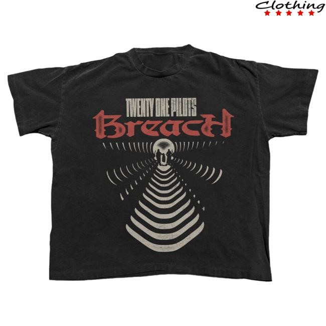 Official Twenty One Pilots Merch Store Breach Radiate New Shirt 21 Pilots