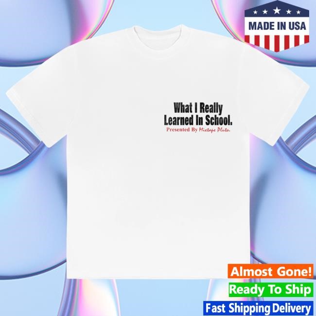 What I Learned In School Mixtape Pluto Shirt – Future | Official Store