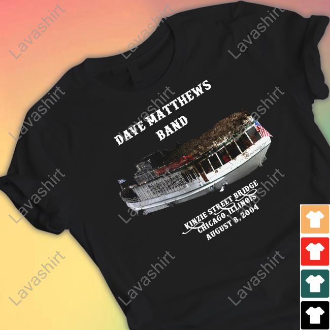 Dave Matthews Band Poop Boat Kinzie Dtreer Bridge Chicago Illinois August 8 2004 Hoodie