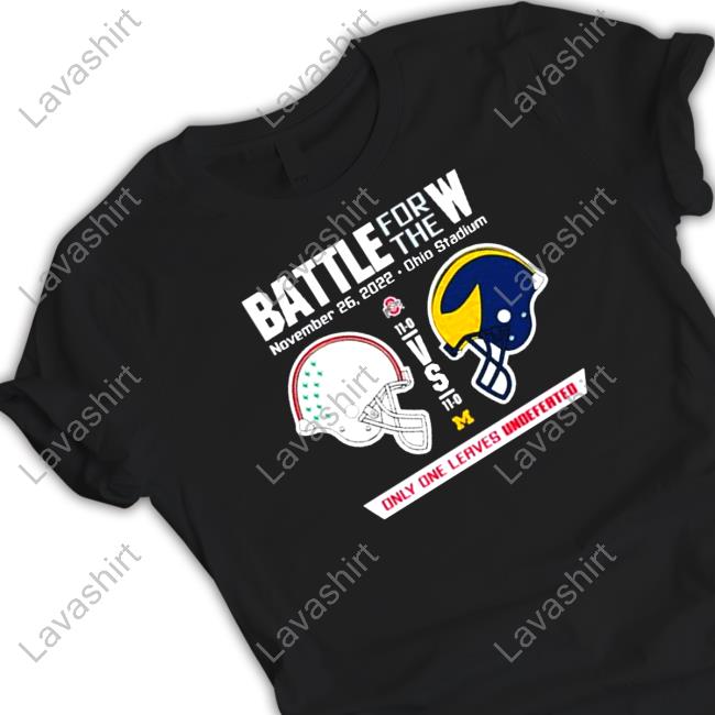 2022 Battle for the W Ohio vs Michigan only one leaves undefeated Cap