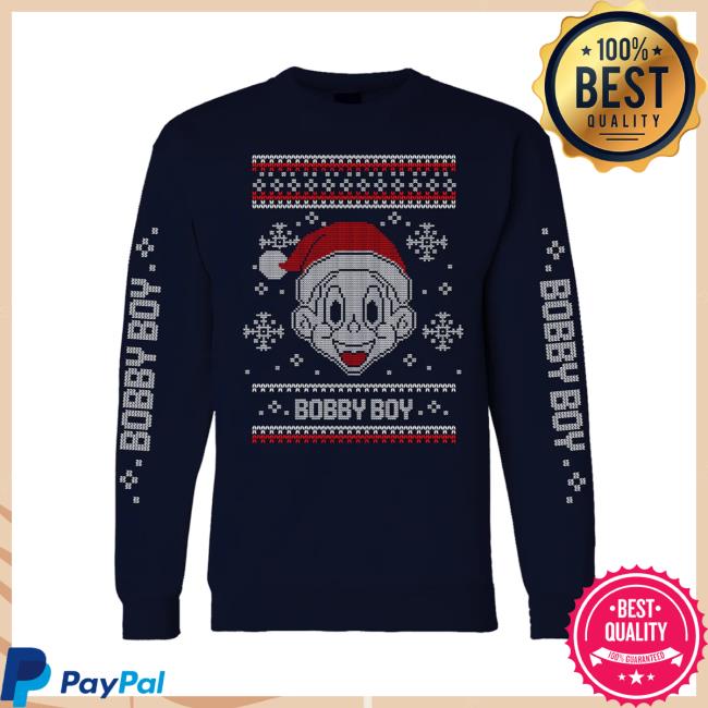 Official Logic Merch Bobby Boy Holiday Sweatshirt