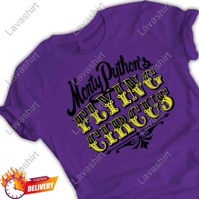 Official Monty Python Flying Circus Yellow Logo Hoodie