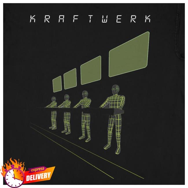 Official Hellomerch Kraftwerk Los Angeles 2024 Black T Shirt Hello Merch