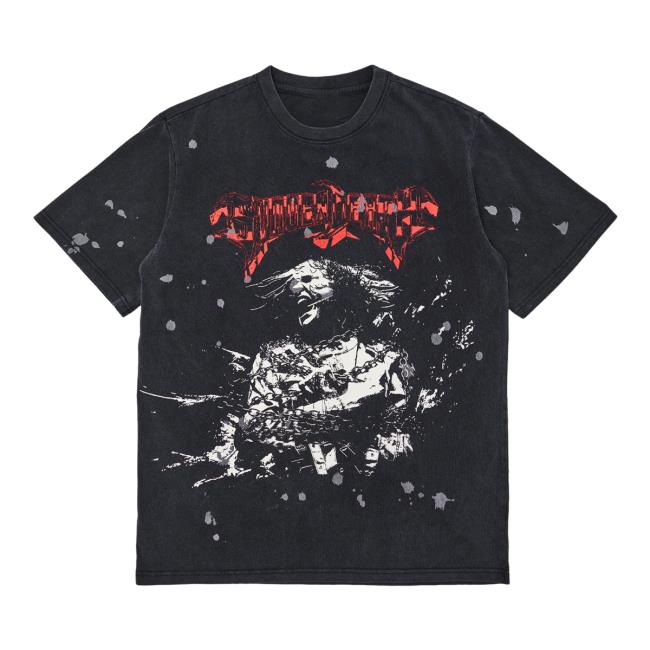 Official Svdden Death Merch Born To Suffer - Vintage Tees Svddendeath