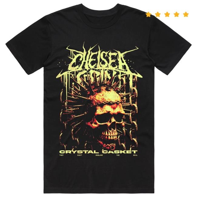 Official Chelsea Grin Merch Crystal Casket T Shirt